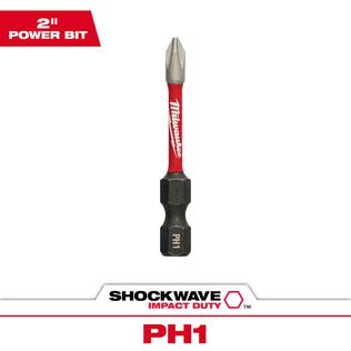 SHOCKWAVE&trade; 2" Impact Phillips #1 Power Bit