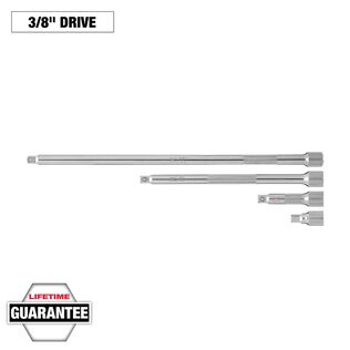 3/8&rdquo; Drive Extension Set, 4 Piece