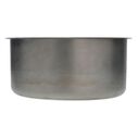 Cylinder Sink Ultra-Mirror Finish, 304 Stainless Steel, 2" Drain, SoundKOTE image number 2