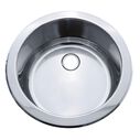 Cylinder Sink Ultra-Mirror Finish, 304 Stainless Steel, 2" Drain, SoundKOTE image number 1