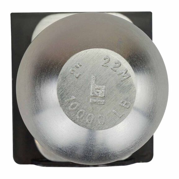 Trailer Hitch Ball, 2" x 1" x 2" long, Plastic Base HD image number 2