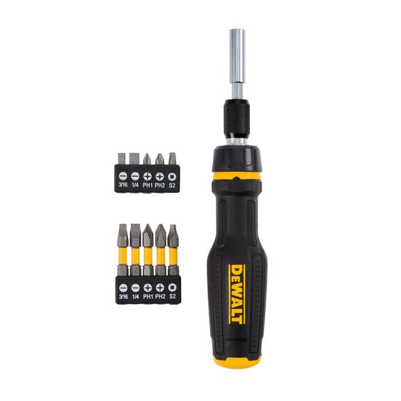 DEWALT MAX FIT Telescoping Multi-Bit Screwdriver Set, 10-Piece image number 0