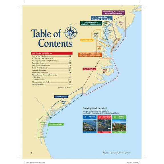 CGCBF-09WMDS Embassy Cruising Guide Chesapeake Bay to Florida 9th Edition image number 1