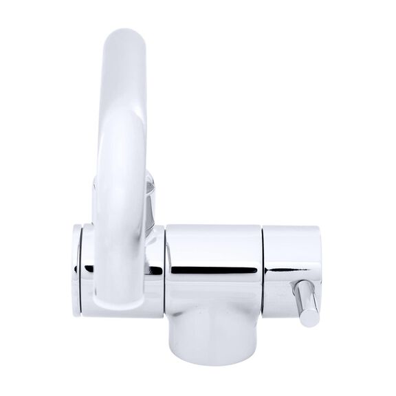 Aidack Folding Faucet, Cold Only, Angled Spout, Chrome image number 6