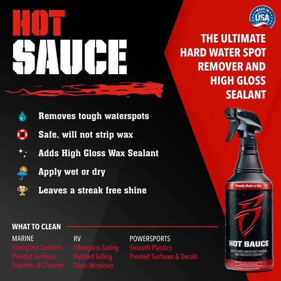 Hot Sauce Water Spot Remover with Gloss Sealants image number 2