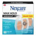 Nexcare Max Hold Waterproof Bandages, 1.25" x 2.5", 60ct, 24 Packs per Case image number 0