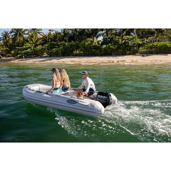 RIB-350 Fiberglass Double Floor Inflatable Boat, 11ft 5in Length, PVC Material, 1320lb Capacity image number 3