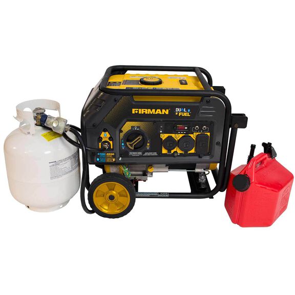 Dual Fuel Hybrid Series 3650 Watt Recoil Start Generator image number 4