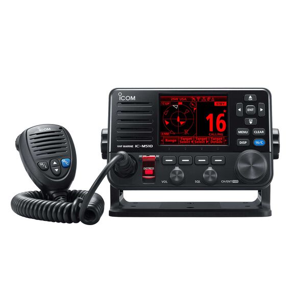 IC-M510 EVO Class-D DSC VHF Marine Radio with NMEA 2000&trade; and Wi-Fi Functionality image number 2