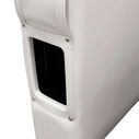 Wise DLX3009-204 DLX Series Pontoon Left Radius Arm Rest - Brite White image number 4