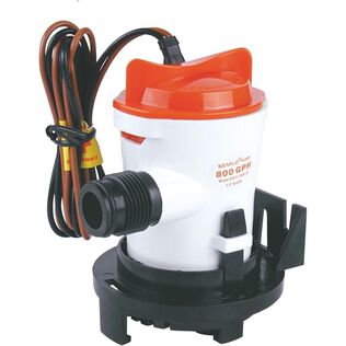 SEAFLO 12V 800 GPH Side-Mount Submersible Cartridge Bilge Pump