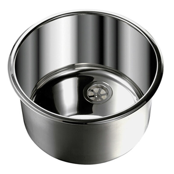 Cylindrical Stainless Steel Sink image number 0