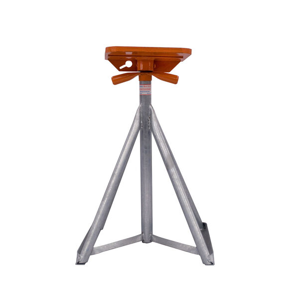 29" to 46" Flat Top Galvanized Powerboat Stand image number 0