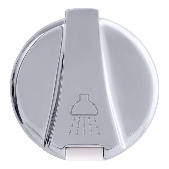 Aidack Recessed Control Valve Hot/Cold Mixer, Warm White Cup with Stainless Steel Lid, Chrome Aidack Handle image number 2