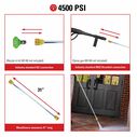 Universal 31-Inch Pressure Washer Wand Rated up to 4500 PSI image number 2