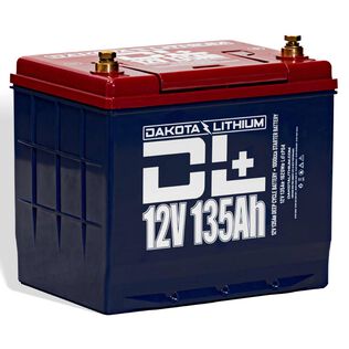 Lithium Iron Phosphate Dual Purpose Battery, 12V, 135Ah, Group 24