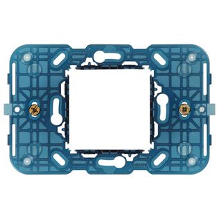 Vimar Arke 2-Module Central Mounting Frame with Screws