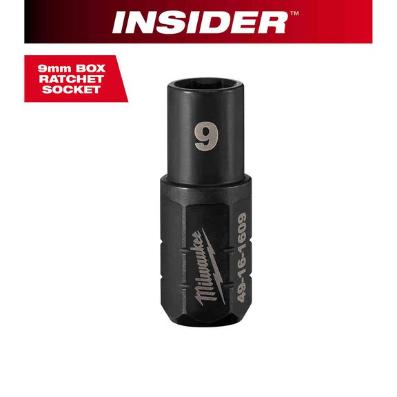 INSIDER&trade; Box Ratchet Socket 6 Point 9mm image number 0