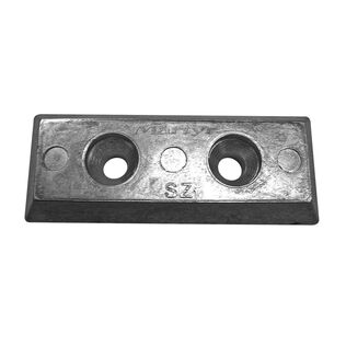 Aluminum Sea Strainer Anode, 1.5" x 3.8" x 0.5"