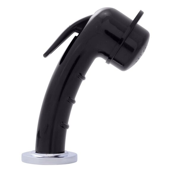 Deck-Mount Sprayer Small Black Sprayer, 6' Black Rubber Hose, Ultra-Low Profile Holder image number 2