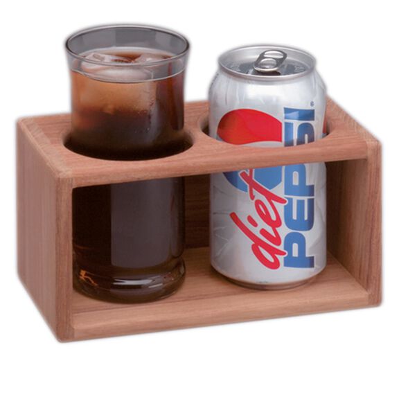 Teak 2-Drink Rack image number 1