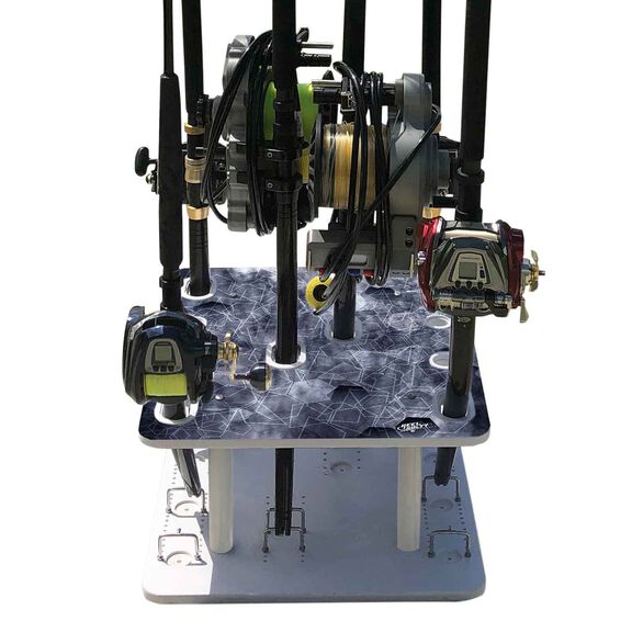 Reel Salty All Weather 10 Rod Storage Rack + 2 Bent Butt Rods image number 0