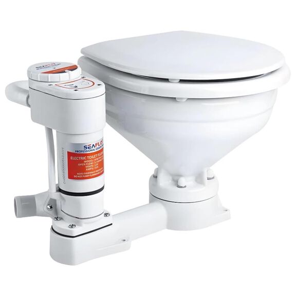 SEAFLO Manual-to-Electric Marine Toilet Conversion Kit, 24V image number 1