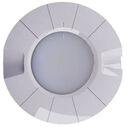Aurora Flush Mount LED Dome Light, White/Red image number 0
