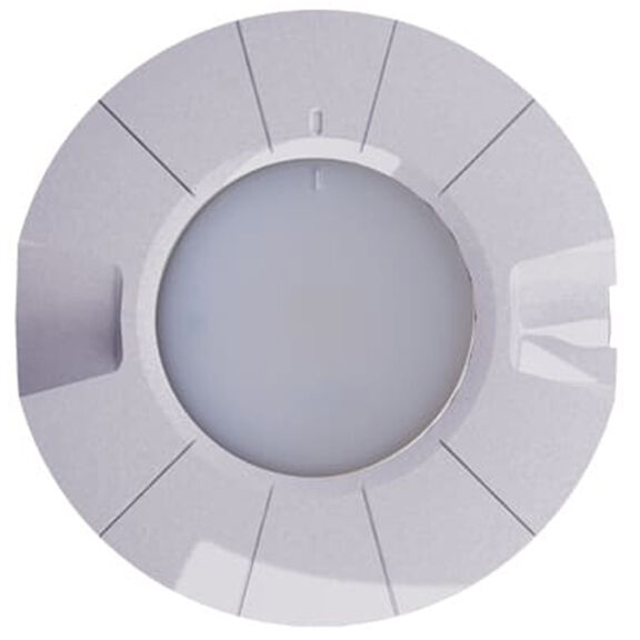 Aurora Flush Mount LED Dome Light, White/Red image number 0