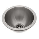 HalfSphere Sink Brushed Finish, 304 Stainless Steel, 2" Drain, SoundKOTE image number 0
