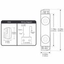 Two LED Module Light, Dual Mount, White, 4-Pack image number 2