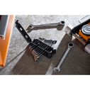 11 Piece SAE Combination Ratcheting Wrench Set image number 2