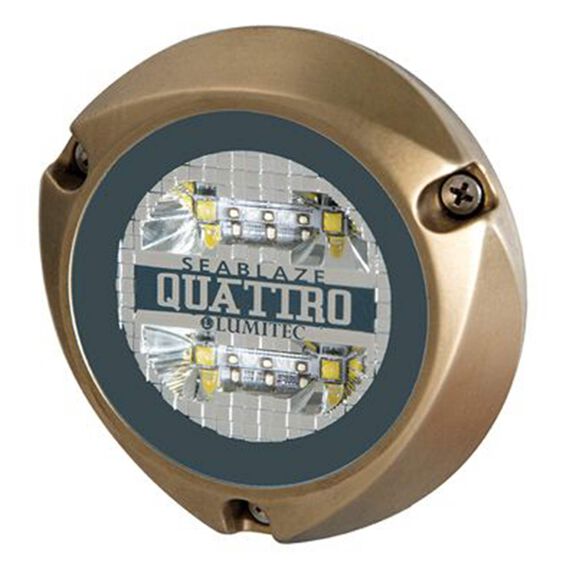 SeaBlaze Quattro LED Underwater Light, 2,000 Lumen, Spectrum Full Color image number 1