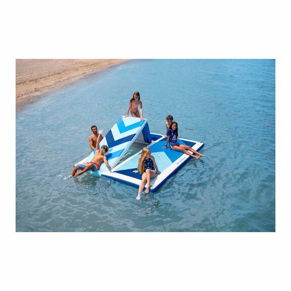 Floating Slide Dock Kit 10' x 8' x 6" Inflatable Platform image number 3