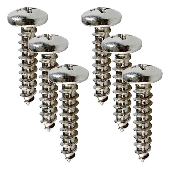 Phillips Pan Head Machine Screws, 6 Piece, Stainless Steel image number 0