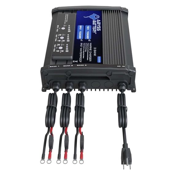 ABYSS&reg; 3 Bank 12/24V On-Board Lithium Marine Battery Charger image number 0