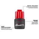 M12 REDLITHIUM&trade; HIGH OUTPUT&trade; CP2.5 Battery Pack image number 1