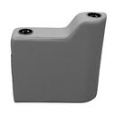 Wise DLX3009-221 DLX Series Pontoon Left Radius Arm Rest - Marble image number 2