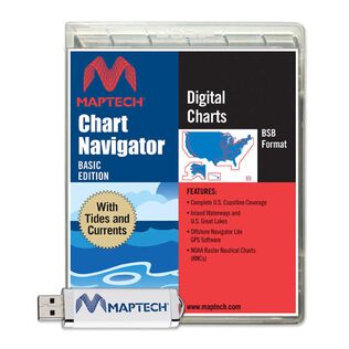 MAPTECH SWCNBWMDS&nbsp;U.S. Boating Charts with Tides and Currents USB Flash Drive