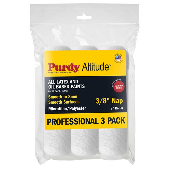 Altitude Paint Roller, 9" x 3/8", 3-Pack image number 0