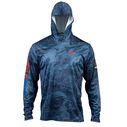 Men's Hooded Realtree Camo UPF Shirt image number 2