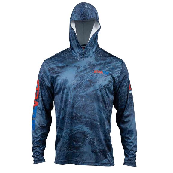 Men's Hooded Realtree Camo UPF Shirt image number 2