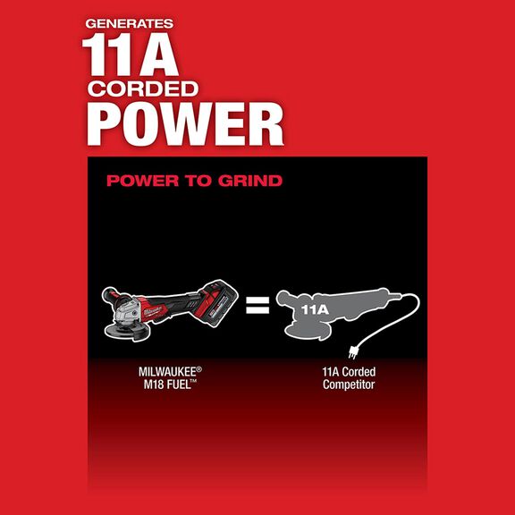 M18 FUEL&trade; 4-1/2" / 5" Grinder Paddle Switch, No-Lock image number 3