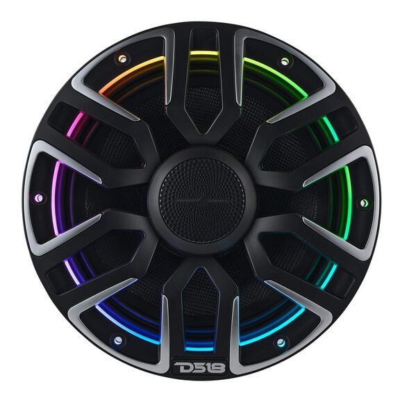 8&rdquo; Marine Coaxial Speaker With Kevlar Cone, Bullet Tweeter, Neodymium Magnet, and Digital LED Lights | 200W RMS 4-Ohm image number 3