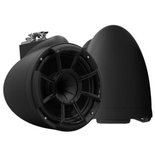Wet Sounds REV 10 Black Special Edition Revolution Series 10" Matte Black Tower Speakers with Swivel Surface Mounts (SXM) (Pair)