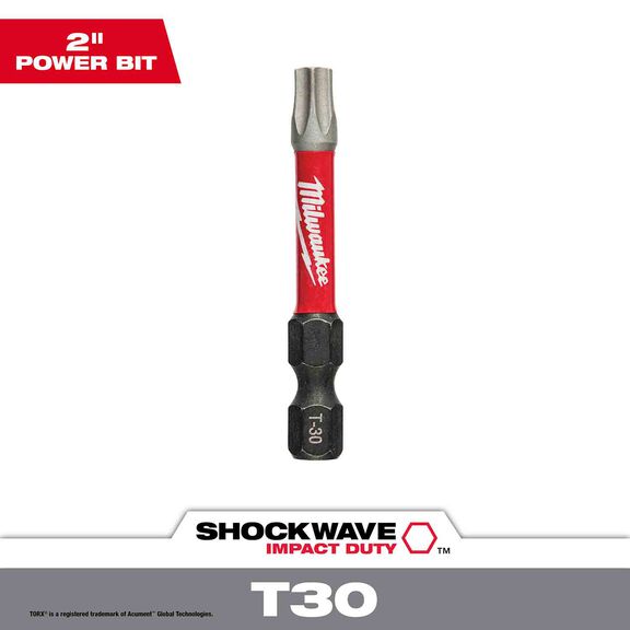 SHOCKWAVE&trade; 2" Impact Torx&reg; T30 Power Bit image number 0