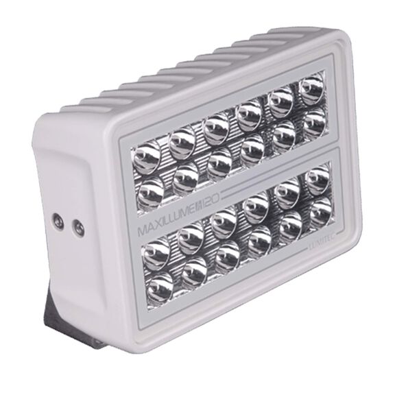 Maxillume h120 Trunnion Mount LED Floodlight, 12,000 Lumen, White Dimming, White Housing image number 0