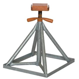 20&rdquo; to 32&rdquo;&nbsp;Stackable Keel Stand, Flat Top, Galvanized
