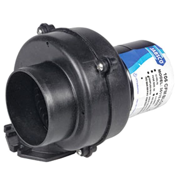 3" Flangemount Blower, 4.4A@12V Draw, 7" L x 4 3/4" W x 5 1/2" H, 105 CFM image number 0