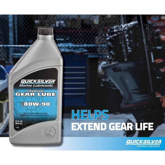 80W-90 Premium Gear Lube - Marine Engine, 32 Ounce image number 3